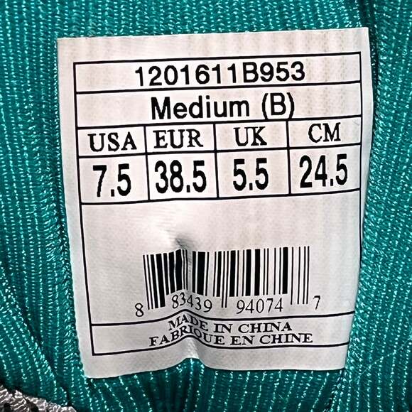 Brooks Ghost 7 G7 Running Athletic Shoes Gray Green Purple Womens 7.5 - Picture 6 of 12